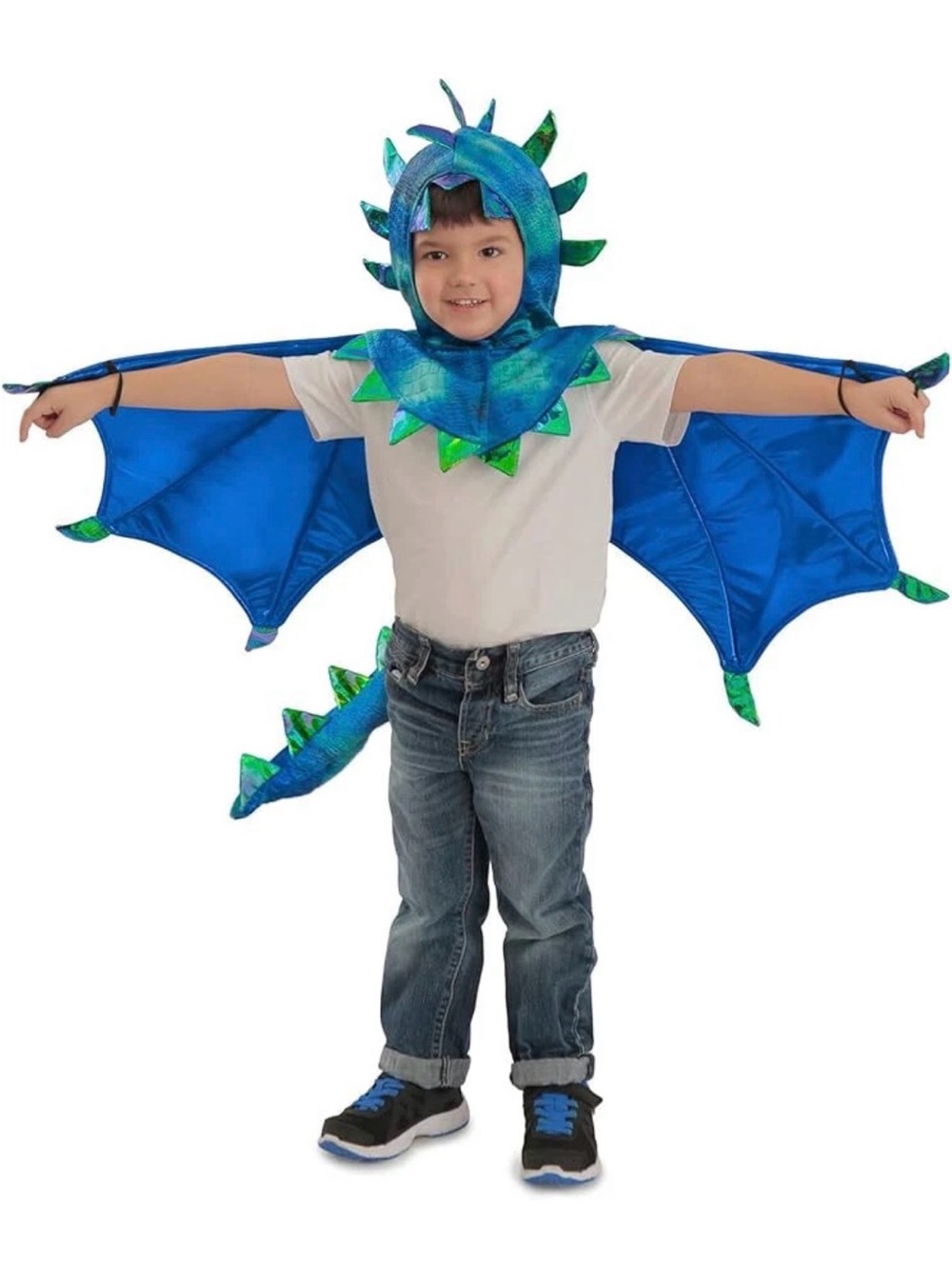 Princess Paradise Sully the Hooded Dragon Cape Halloween Costume Kids 4-7 NEW